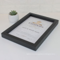 Custom A4 University Graduation Degree Wall Mountable wooden Certificate Frame for souvenir